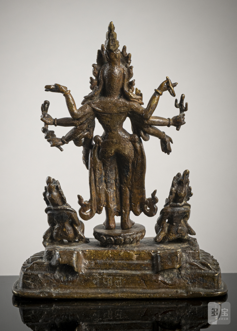 A BRONZE FIGURE OF AMOGHAPASHA - 图2